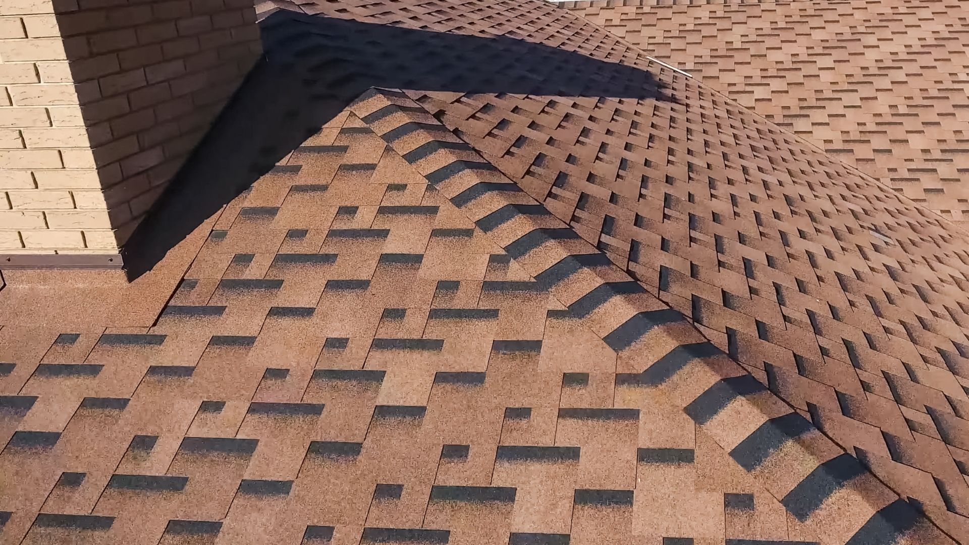 Roof crew performing repair